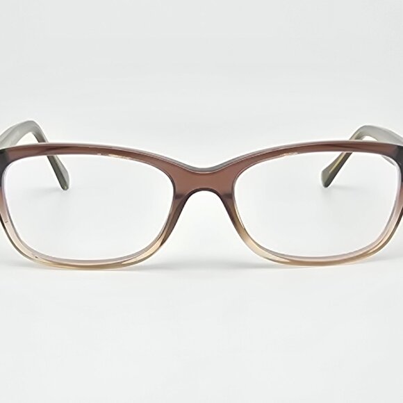 Coach HC6089 5400 Brown Gradient Olive Cat Eye Eyeglasses Frame 51-16-135 - Picture 2 of 12